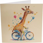 CRAFT Buddy Crystal Art Card Giraffe, Metaal, Vrouw, Dieren
