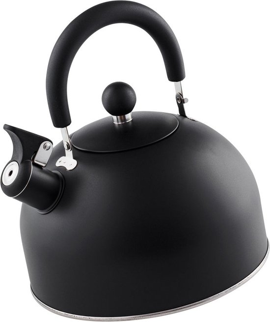 Bouilloire sifflante en acier inoxydable Zwart 3 l - Bouilloire avec sifflet