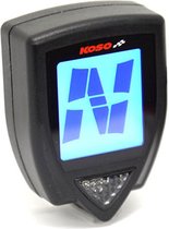 Versnellingsindicator Koso met blauwe achtergrondverlichting