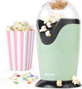 Petra Elektrische Popcornmachine 1200W, Hetelucht Popcornmakers, BPA-vrij, Groen