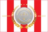 PSV Vlag - Landskampioen - Kampioensvlag - Kampioen - Voetbal - Groot - 180x120cm - Zonder Stok - Limited Edition - Snelle Levering - Gratis Verzending