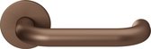 Deurkruk op rozet - Brons Kleur - RVS - GPF bouwbeslag - GPF105VRA2 Bronze blend U-model 19mm 53x6mm