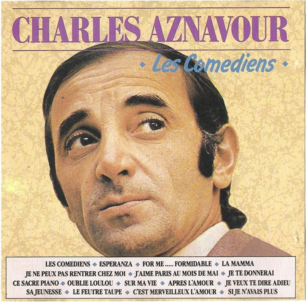CHARLES AZNAVOUR - "Les Comediens"