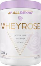 Alldeynn | WheyRose | Chocolate 500gr 16 doseringen | Lactose vrij | Instant | Digezyme | Spijsvertering Enzymen | Nutriworld