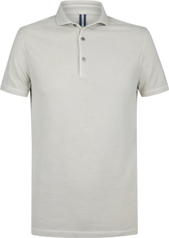 Profuomo slim fit heren polo - groen - Maat: