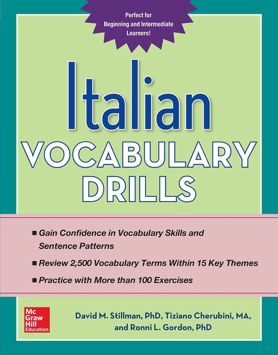 Italian Vocabulary Drills - cover