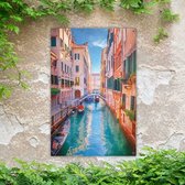 Tuinposter | Kanaal in Venetië | staand | Wallz | 80 x120 cm | tuindoek