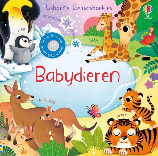 Usborne Geluidsboekjes 1 - Babydieren - cover