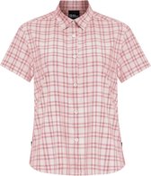 Jack Wolfskin Febla Shirt Women - Outdoorblouse - Dames - Soft Pink Check - Maat S