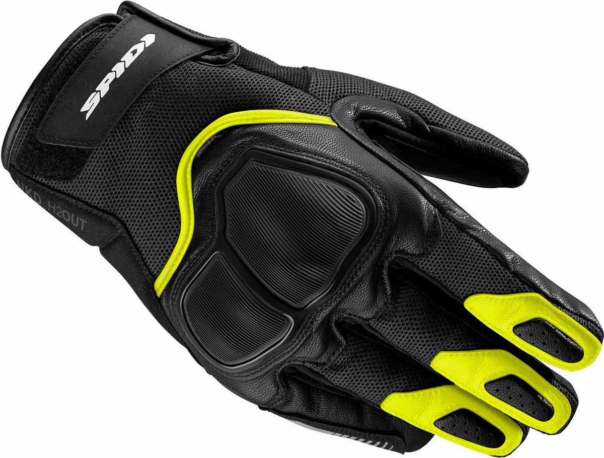 Spidi Nkd H2Out Gloves Yellow Fluo M - Maat M - Handschoen