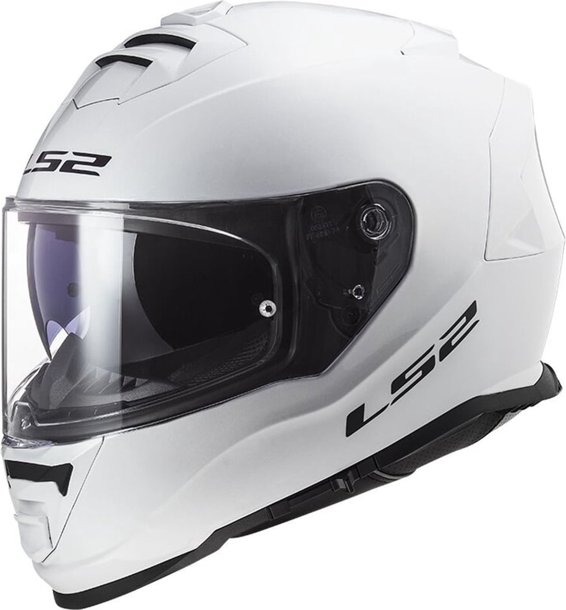 LS2 FF800 STORM II SOLID WHITE-06 XS - Maat XS - Helm