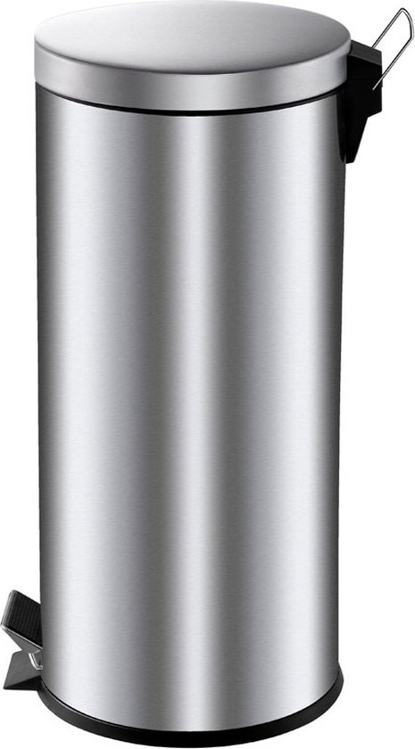 V-Part - Pedaalemmer 30 liter - Stainless steel - RVS - Prullenbak
