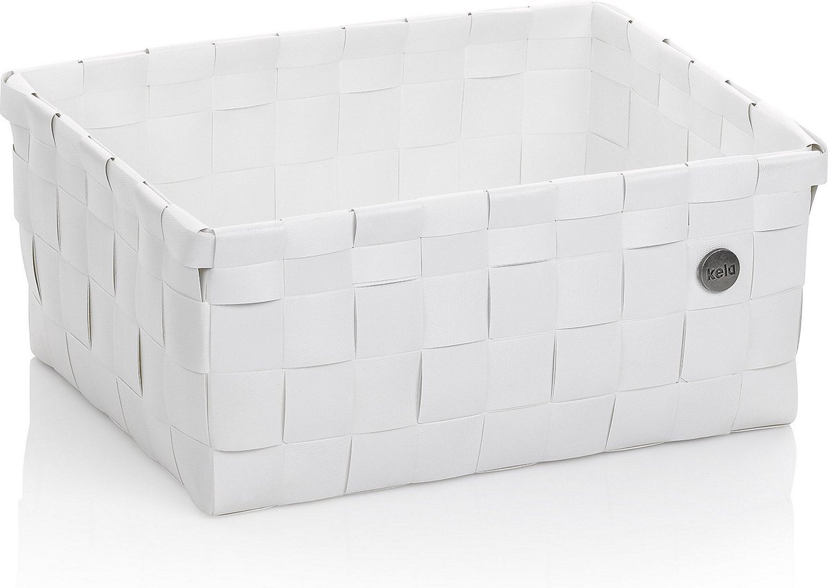 Kela Badkamer - Neo Mand 24x31x14 cm - Polypropyleen - Wit