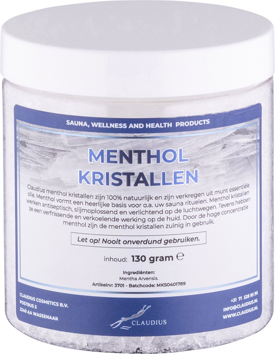 Goedkoopste Menthol Kristallen 130 gram
