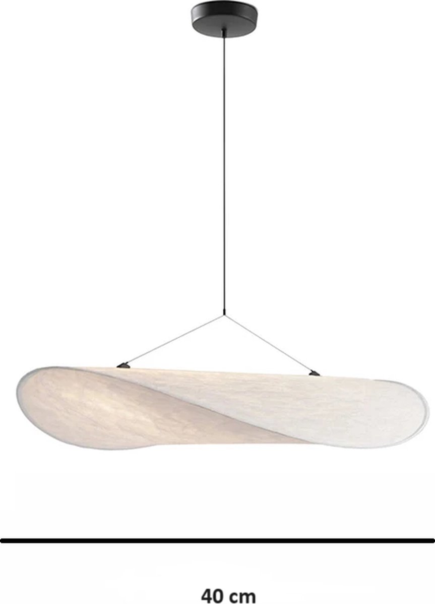 YMA® Design Hanglamp LED - 40cm Breed - Verstelbaar Snoer tot 200cm - Home Decor - Zijden Stof