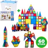 MOENS - Magnetische Bouwstenen Set - 60 stuks - Inclusief Gratis Opbergbox - Creatief en Educatief Montessori Speelgoed voor STEAM - Veilig en Duurzaam - Beschikbaar in 60, 100, 120 Stuks - kado - cadeau