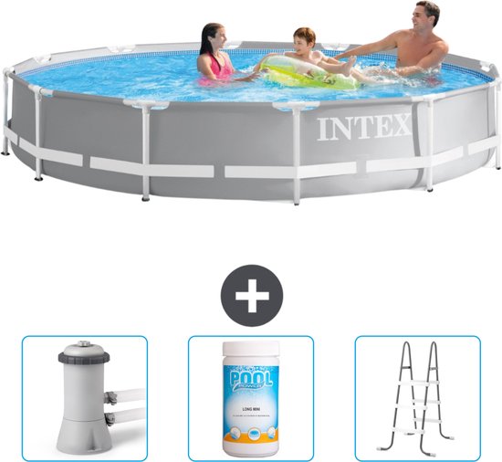 Test : piscine Intex Frame Rondo 366 x 122 cm avec échelle
