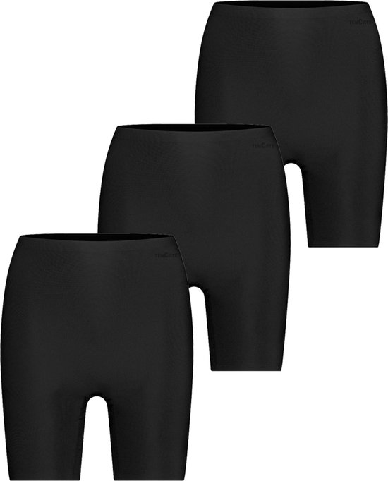 Ten Cate Secrets High Waist Long Short - 3-pack - Zwart - Maat XL - Naadloos ondergoed Dames