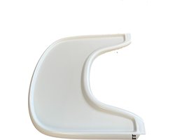 Boba Baby Eetblad – Wit – Stoelverkleiner – Geschikt voor Stokke Tripp Trapp Kinderstoel
