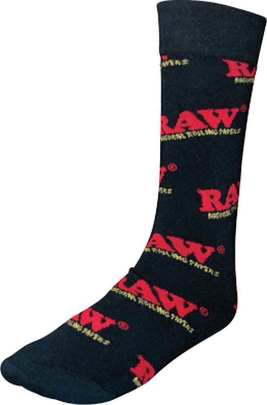 Raw socks black (10-13us) (42-46eu)