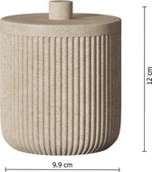5Five Cotton Jar couleur sable - Pot avec couvercle