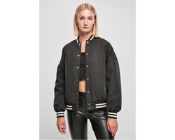 Urban Classics - Oversized Recycled College jacket - S - Zwart