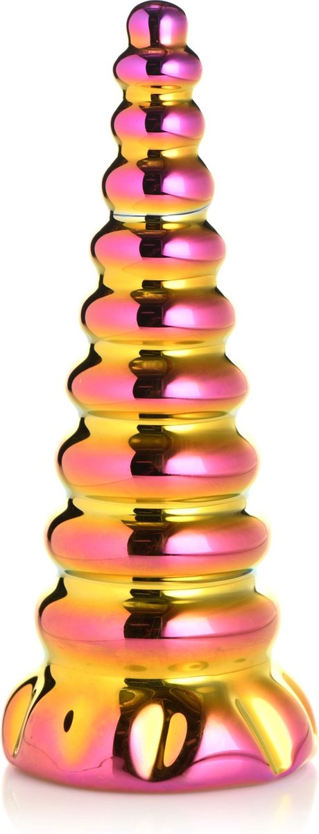 Goedkoopste XR Brands - Twilight Regenboog Glazen Dildo