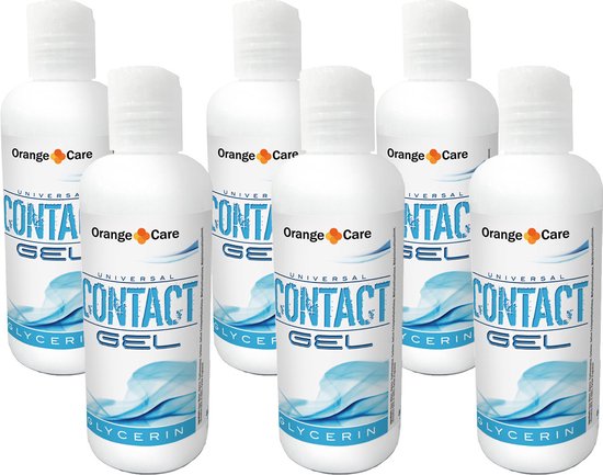 Foto: Orange care contactgel elektriciteitsgeleider 6x 200 ml elektroden therapie geleding elektroden geleidende elektrode gel tens ems spierstimulatie apparaten voor bescherming huid en hydratatie