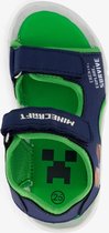 Minecraft jongens sandalen met lichtjes blauw - Maat 28