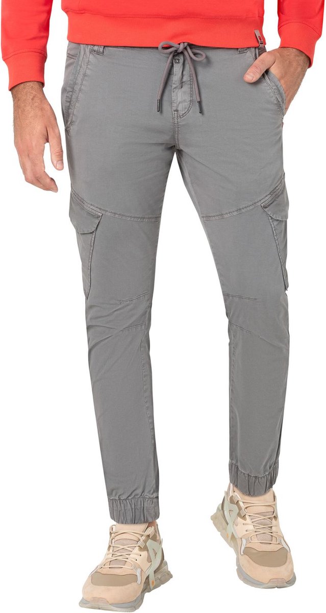 TIMEZONE Heren Cargo Broek REGULAR BROOKLYNTZ regular/straight Grijs 29W / 32L Volwassenen