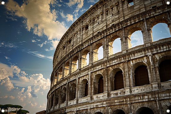 Foto: Colosseum tuinposter architectuur poster tuinposter lucht tuinposters schutting poster tuin decoratie tuinposter 75x50 cm