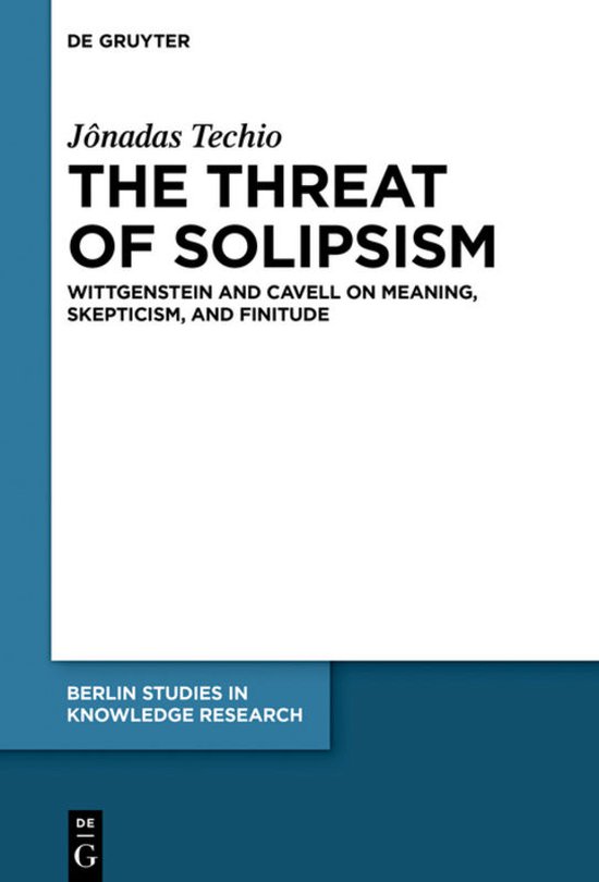 Foto: Berlin studies in knowledge research16 the threat of solipsism