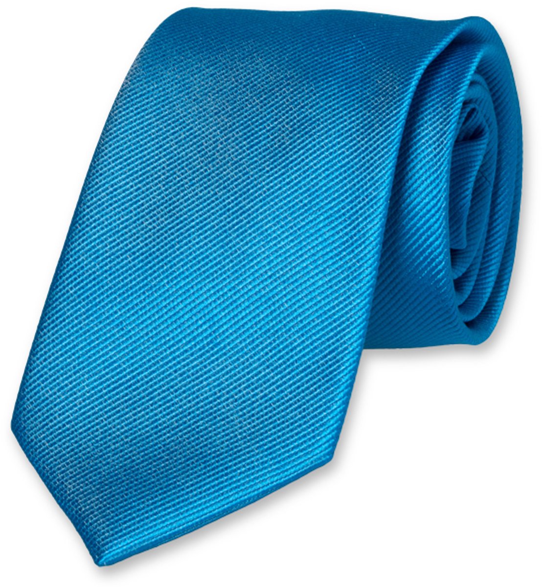 E.L. Cravatte Stropdas - Hardblauw - 100% Zijde