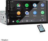 Multimedia CarPlay Scherm- Draadloze CarPlay Dongle voor Apple en Android - Geschikt voor Auto Radiosystemen - Draadloos CarPlay Gemak - Universeel Wifi Video Speler - Geen Camera