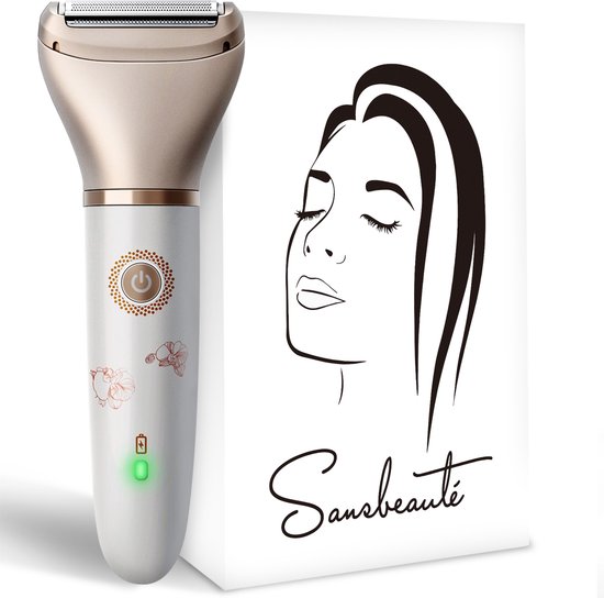 Ladyshave Gezicht - Oksels - Benen - Bikinilijn - Scheerapparaat Vrouw - Ontharingsapparaat Electrisch Ontharen - Gezichtsontharing Dames - Trimmer Vrouw - Ladyshaves Bikini - USB Oplaadbaar