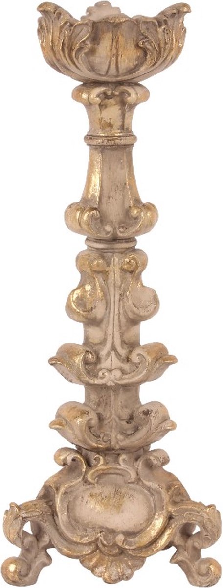 Baroque - Kandelaar - Kandelaar Barok 47 cm - Bruin - Resin - 47x18x17 - Polyresin