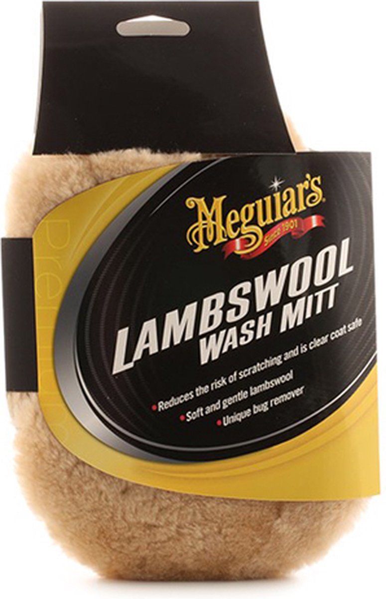 Meguiar's washandschoen lamswol Wash Mitt A7301