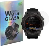 Garmin Fenix 7 / 7 Solar / 7 Sapphire Solar - 2 stuks Beschermglas Smartwatch screenprotectors van glas Transparante glazen schermbeschermfolie