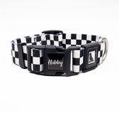 Luxe Halsband voor Honden-Verstelbaar 27 Cm-39 Cm x 2,5 Cm-Checkers