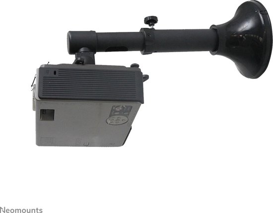 Tilt plafondbeugel projector 12 kg zwart Neomounts BEAMER-W050BLACK geschikt voor muur- en plafondmontage