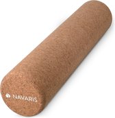 Rouleau de liège fascia 45x10 cm - Rouleau de tissu conjonctif pour planche d'équilibre et massage - Fitness pilates et yoga - 100% liège