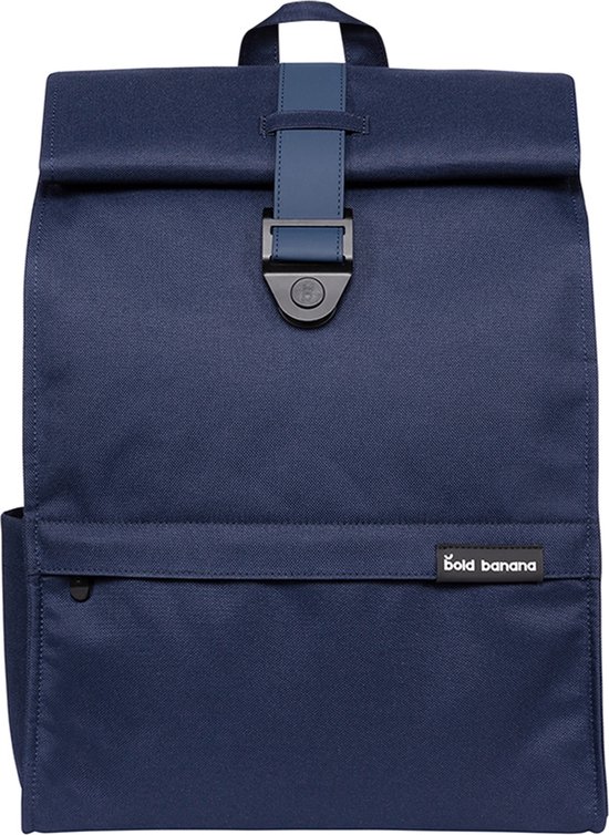 Bold Banana laptoprugzak / Rugtas / Schooltas - 15.6 inch - Roll Top - Blauw