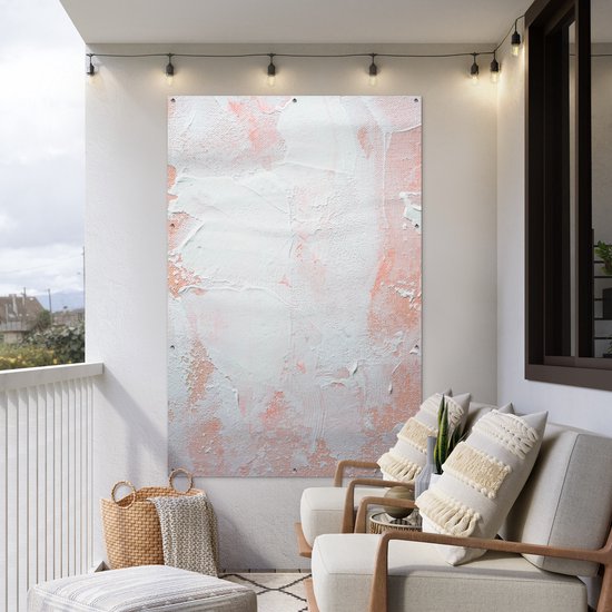 Décoration murale Peinture - Abstrait - Design - 120x180 cm - Poster jardin - Toile jardin - Poster extérieur