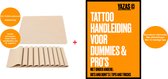 10x tattoo oefenhuid dubbelzijdig en 19 PAGINA'S YAZAS tattoo handleiding | blanco kunsthuid | nephuid- voor het oefenen van tatoeage's, microblading, permanente make-up