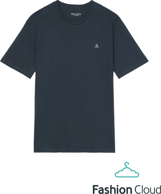 Marc O'Polo - T-Shirt Donkerblauw - Heren - Maat L - Regular-fit