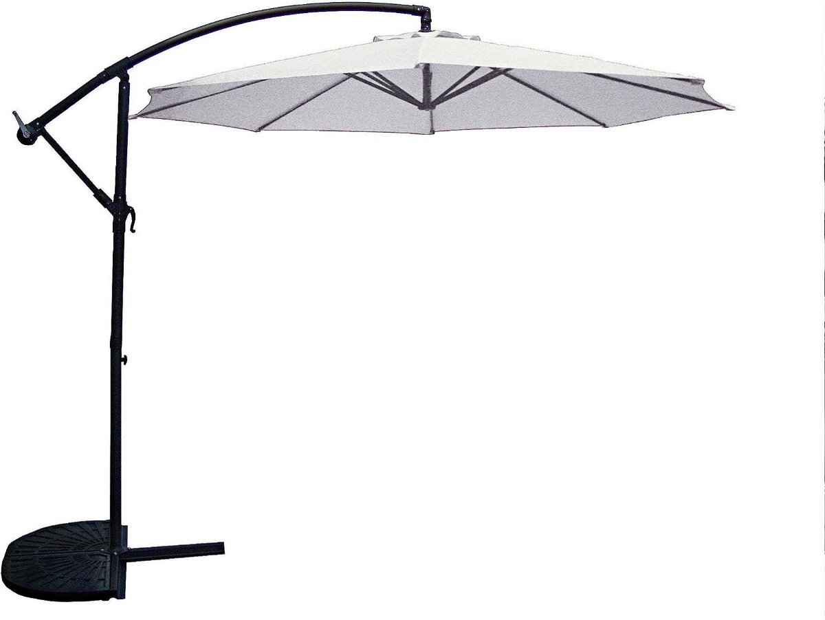 SenS-Line Menorca zweefparasol rond - Ø 300 cm - Ecru