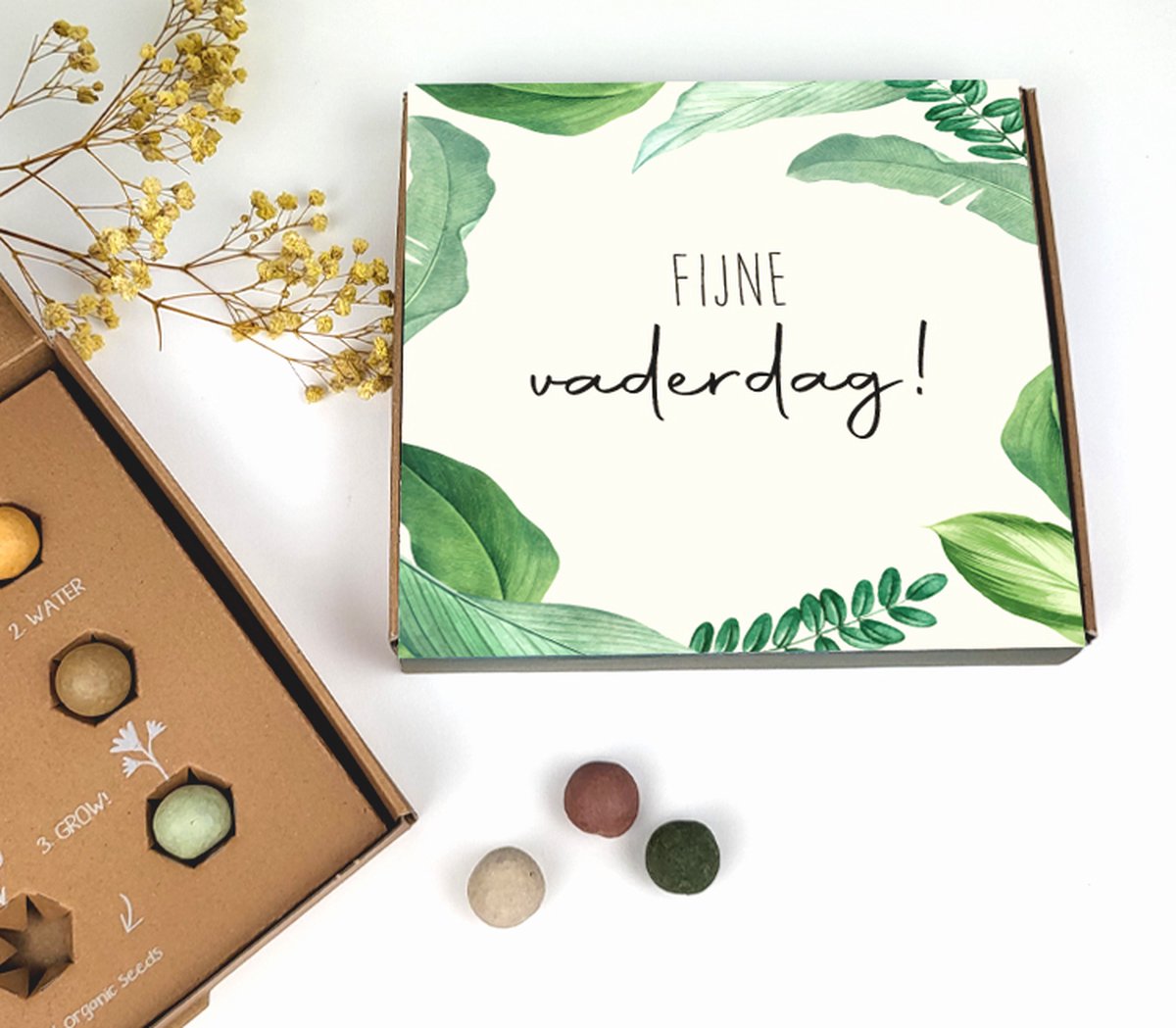 Bloembommetjes - Papa cadeau - Cadeau voor papa - Vaderdagcadeau - Fijne vaderdag! - Jungle
