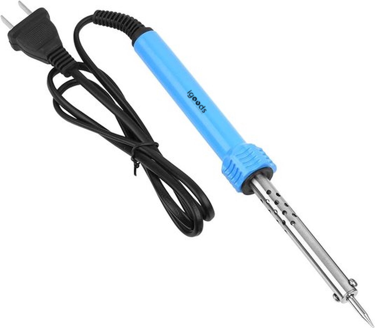 Igoods Soldeerbout - Soldeerbrander - Plug-in Soldeerbout - 40W - 220V- Blauw