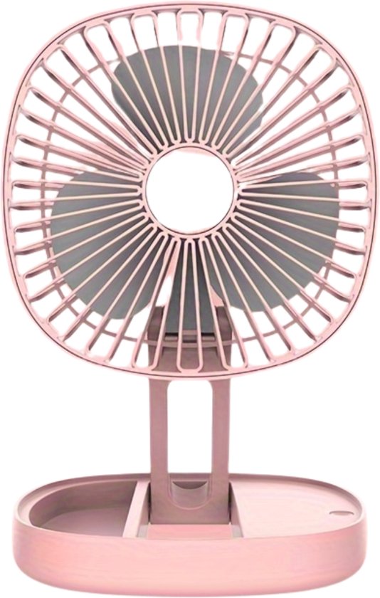 Livano Ventilateur sur pied - Ventilateurs - Ventilateur de table - Trépied - Refroidissement Extra - Refroidisseur d'air - Ventilateur de refroidissement - Cooler - Rose