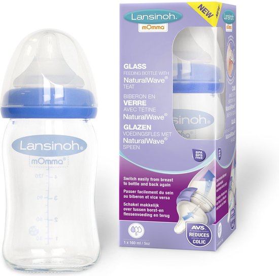 Lansinoh 160 ml Glazen Fles 77140 van Lansinoh — afbeelding 5